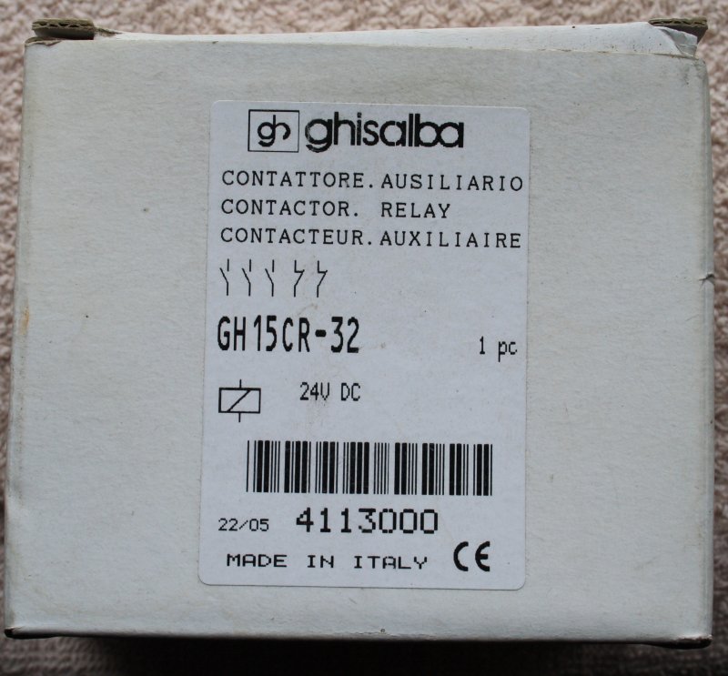 Ghisalba GH15CR-32 Kontaktorrelä (Hjälpkontakt / Relä)